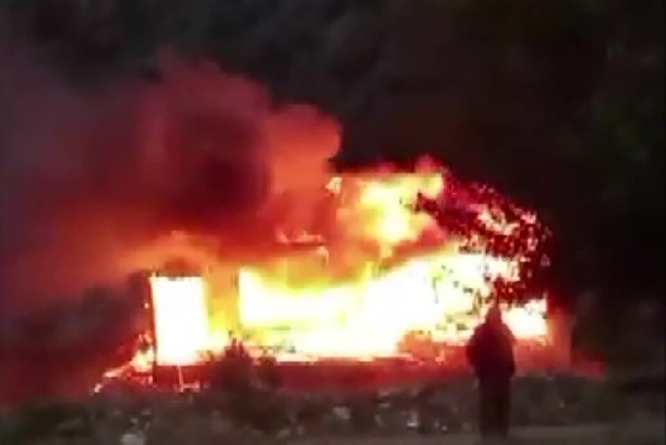 Amasya’nın Doğantepe köyünde, 80 yaşındaki Elvan K.’ya ait tek katlı