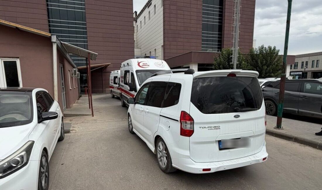 Adıyaman ilinde, hastanenin ambulans girişine araç park eden ve kendisine