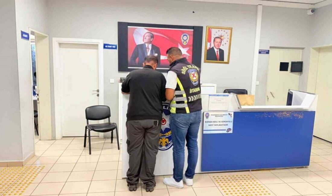 İstanbul Başakşehir ilçesinde bir sürücü, korna çalınmasına ve anonslar yapılmasına