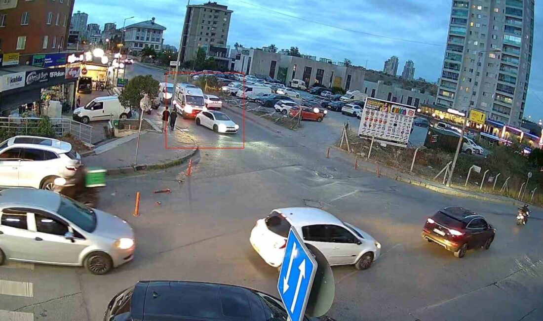 Başakşehir’de bir sürücü, ambulansa yol vermeyerek aracından inip ambulans şoförüne