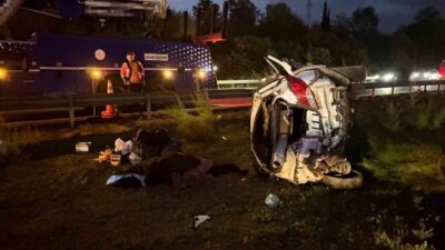 Anadolu Otoyolu Sakarya Hendek kesiminde meydana gelen trafik kazasında, bir