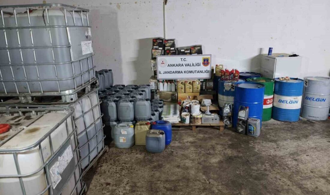 Ankara’da gerçekleştirilen operasyonda, piyasa değeri 20 milyon lira olan kaçak