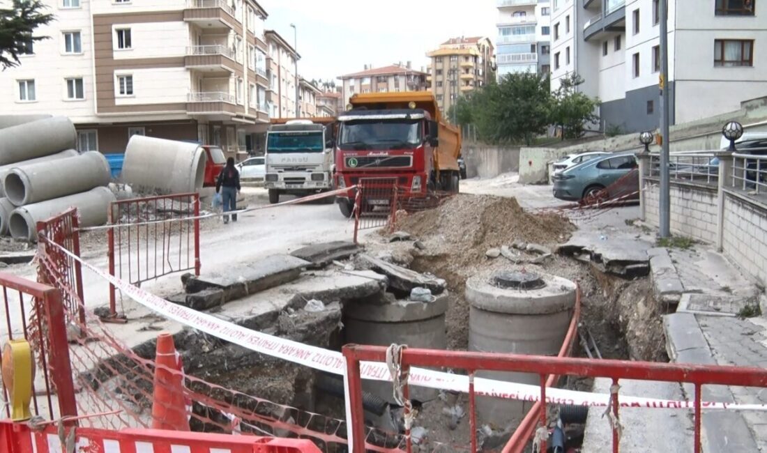 Keçiören ilçesindeki altyapı çalışmalarının 1,5 yıldır devam etmesiyle ilgili Basınevleri