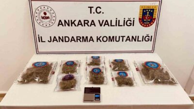 Ankara’da Jandarma ekipleri tarafından gerçekleştirilen narkotik operasyonunda, Etimesgut ve Çankaya
