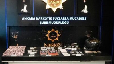 Ankara’da son bir hafta içerisinde gerçekleştirilen operasyonlarla uyuşturucu ticaretinin önlenmesi