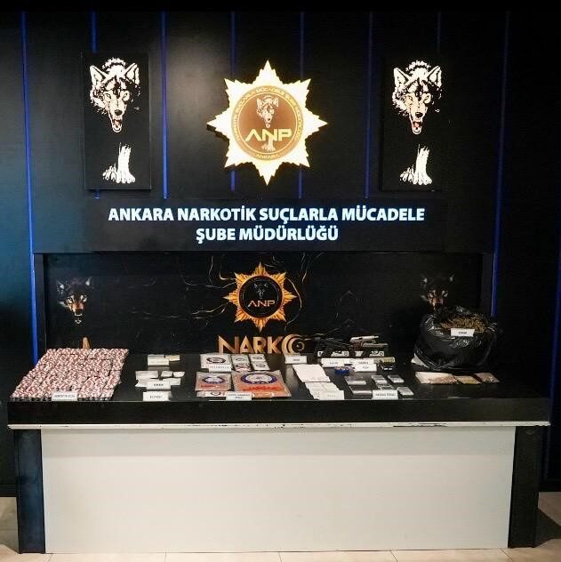Ankara’da son bir hafta içerisinde gerçekleştirilen operasyonlarla uyuşturucu ticaretinin önlenmesi