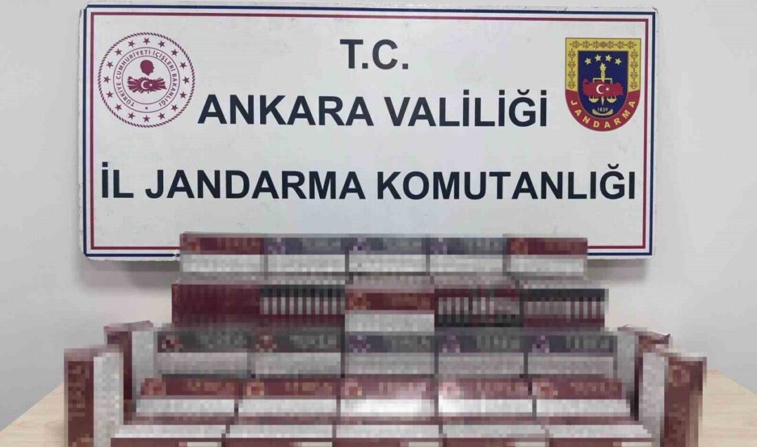 Ankara’da jandarma ekipleri tarafından yapılan denetimlerde, okul çevrelerinde 75 kartonda