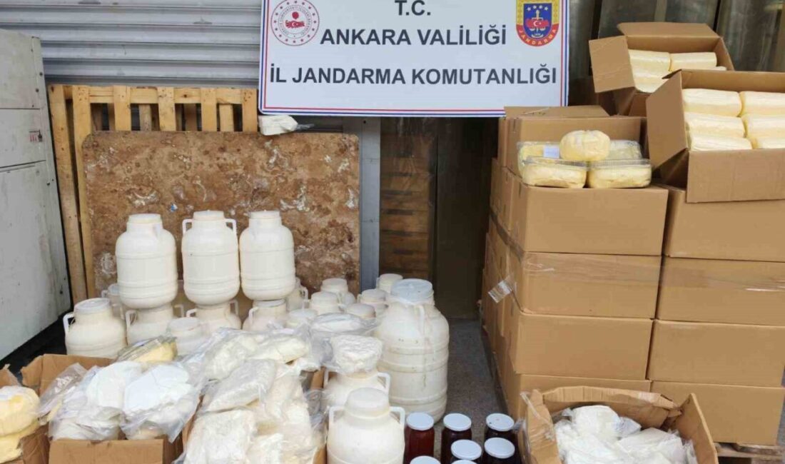 Ankara İl Jandarma Komutanlığı tarafından gerçekleştirilen operasyonda, kaçakçılığı önlemeye yönelik