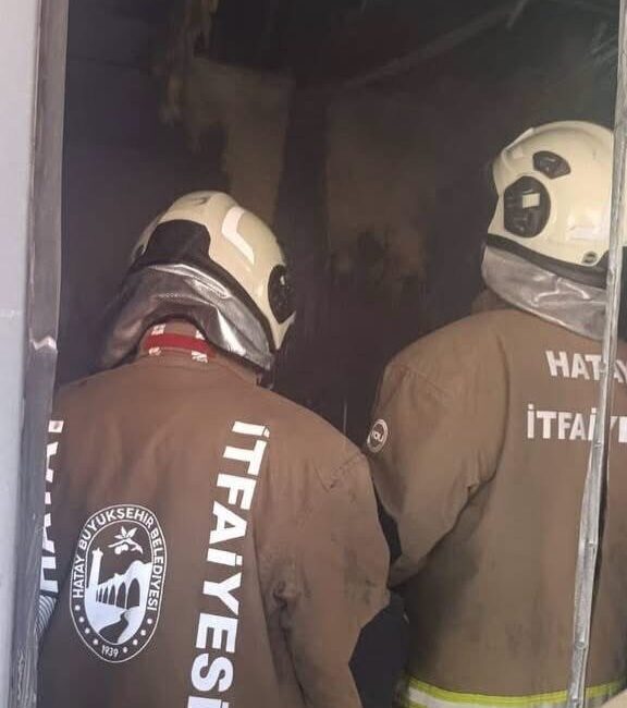 Hatay’ın Antakya ilçesinde, Alaattin Mahallesi’nde bulunan bir konteynerde meydana gelen