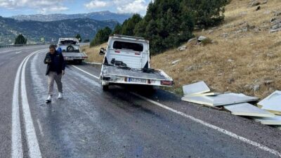 Akseki ilçesinde son 24 saat içerisinde meydana gelen iki ayrı