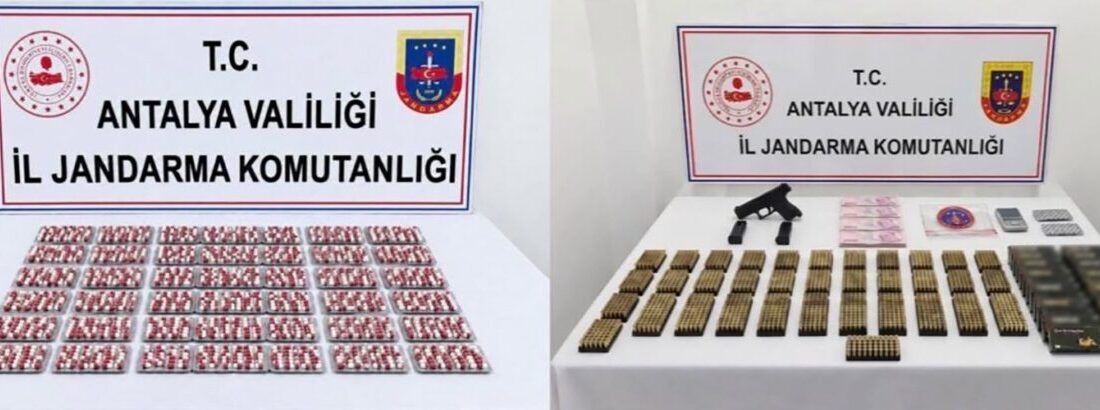 Antalya’nın Kepez ve Döşemealtı ilçelerinde düzenlenen operasyonda, 2 şüpheliye ait