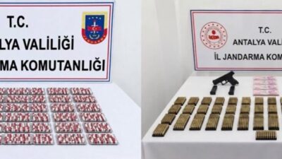 Antalya’nın Kepez ve Döşemealtı ilçelerinde düzenlenen operasyonda, 2 şüpheliye ait