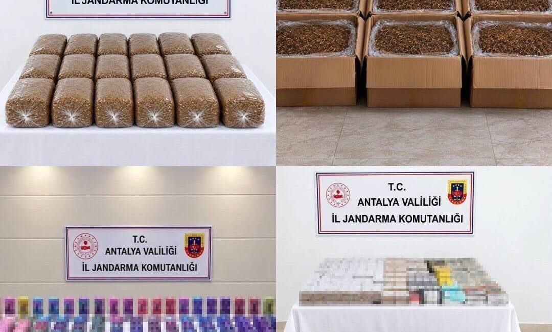Antalya’da kaçak tütün ve tütün mamullerinin ticareti ve kullanımının önlenmesi