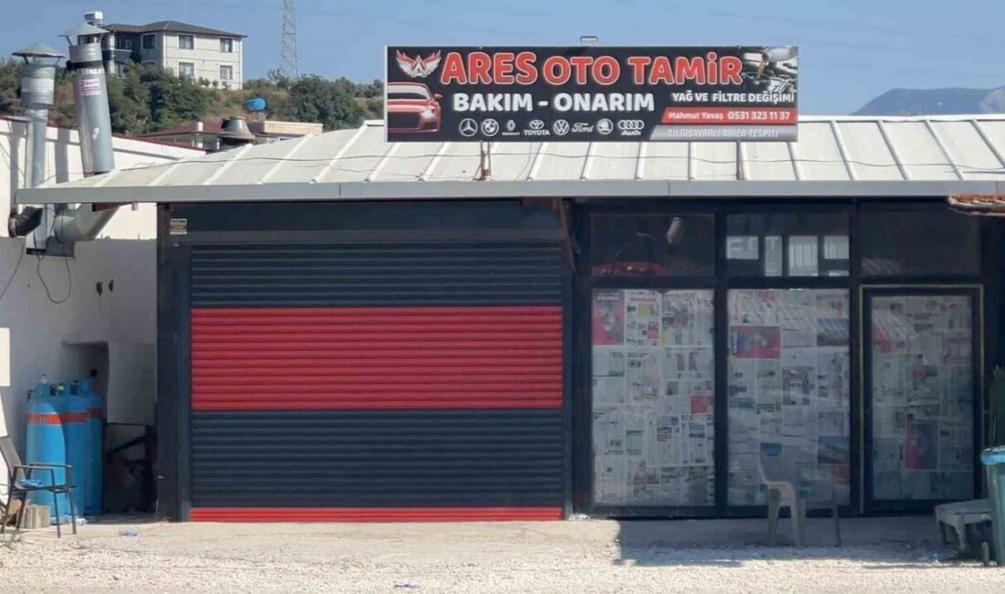 Samandağ ilçesinde, henüz 13 yaşında olan Tunç Çam, çırak olarak