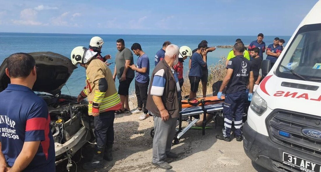 Hatay’ın Arsuz ilçesinde, Aşağı Kepirce mevkiinde meydana gelen olayda, park