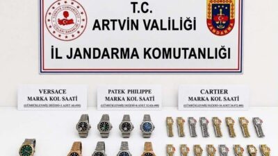 Artvin’de Jandarma ekipleri tarafından düzenlenen kaçakçılık operasyonlarında büyük miktarda kaçak