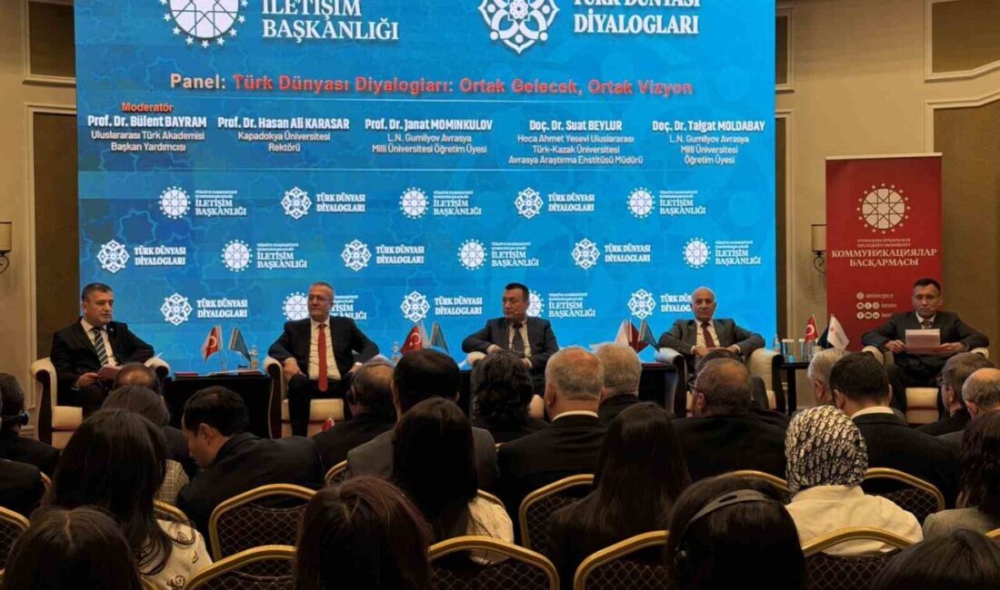 Astana, Kazakistan’ın başkenti, İletişim Başkanlığı tarafından düzenlenen “Türk Dünyası Diyalogları: