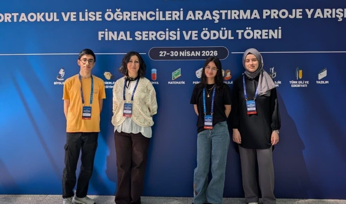 Atakum BİLSEM projesi, TÜBİTAK 57. Lise Öğrencileri Araştırma Projeleri Yarışması’nda