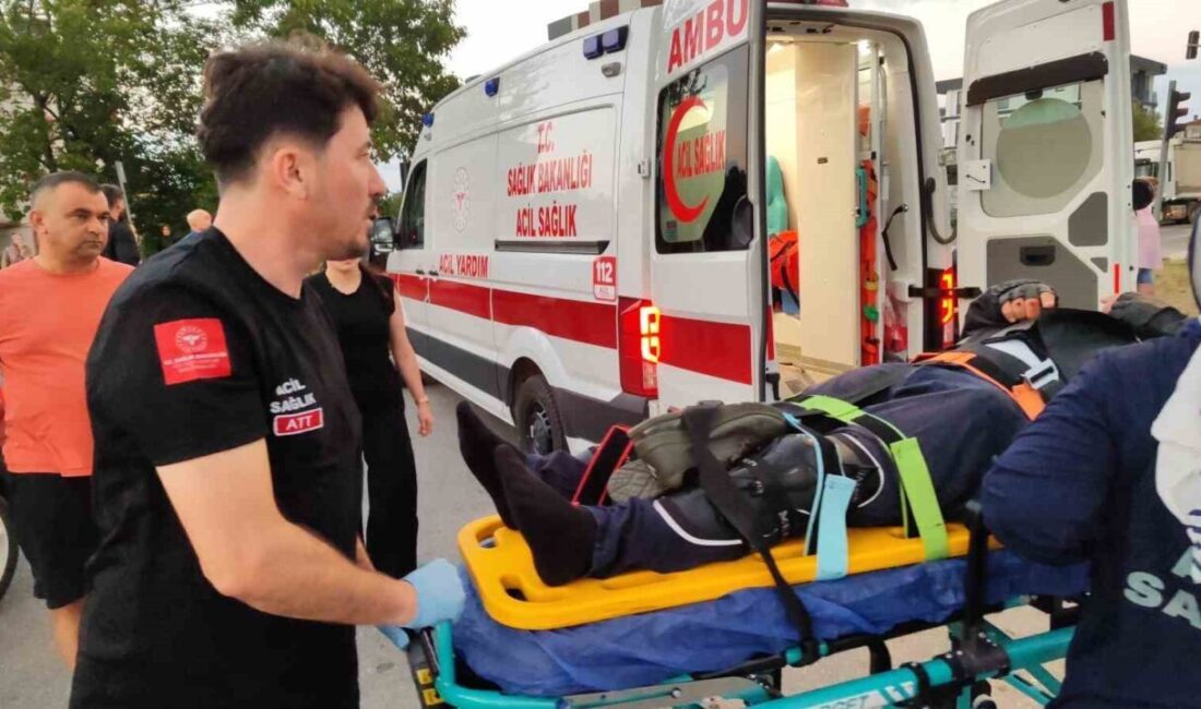 Samsun’un Atakum ilçesinde bir otomobil ile bir motosikletin çarpışması sonucu