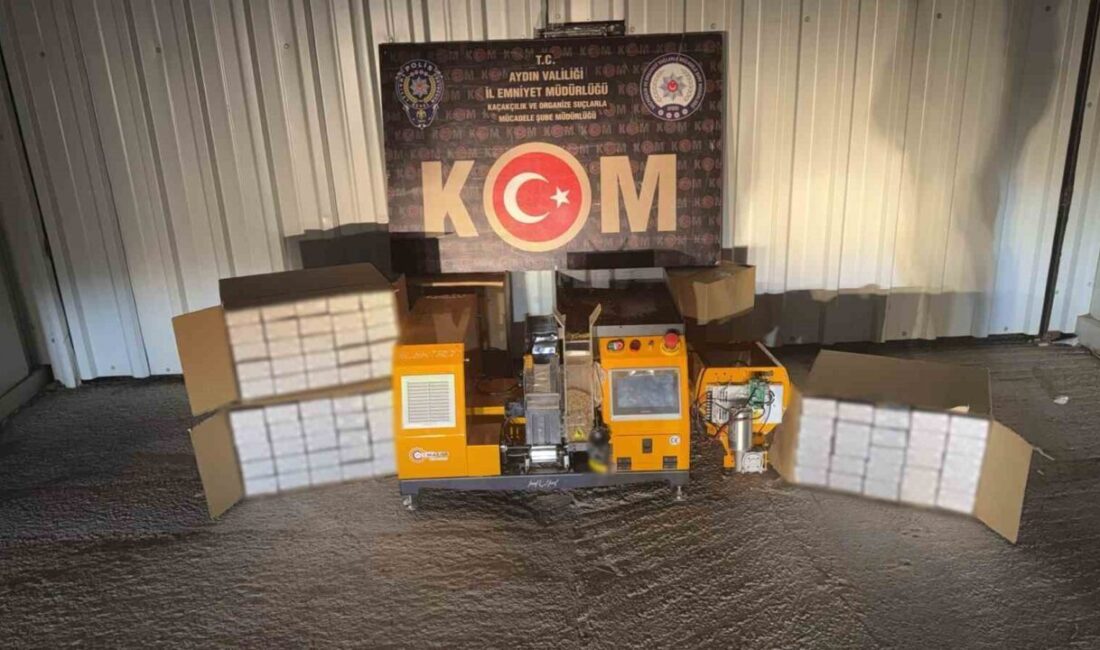 Aydın ilinde kaçakçılık ve sahtecilik faaliyetlerinin engellenmesi amacıyla düzenlenen operasyonda