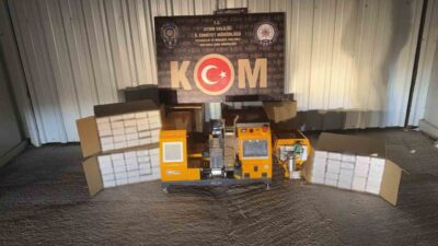 Aydın ilinde kaçakçılık ve sahtecilik faaliyetlerinin engellenmesi amacıyla düzenlenen operasyonda