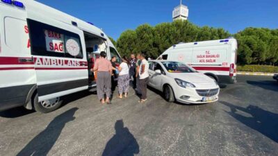 Aydın’ın Efeler ilçesinde meydana gelen trafik kazasında 2 kişi yaralandı.