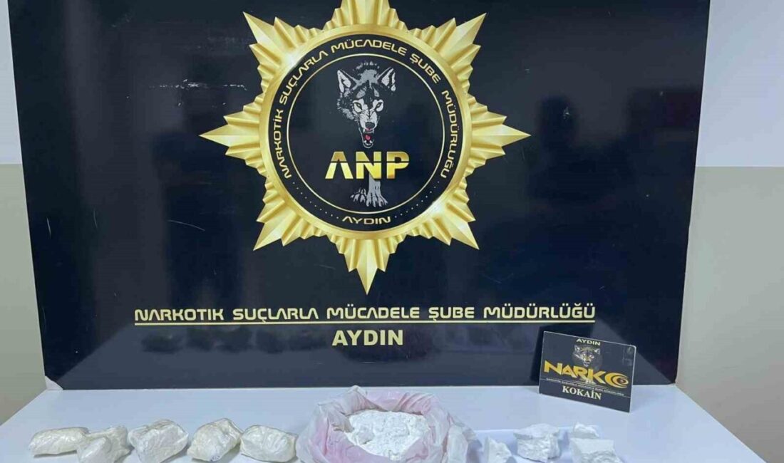 Sultanhisar ilçesinde gerçekleştirilen bir operasyonda polis ekipleri tarafından 2 kilo