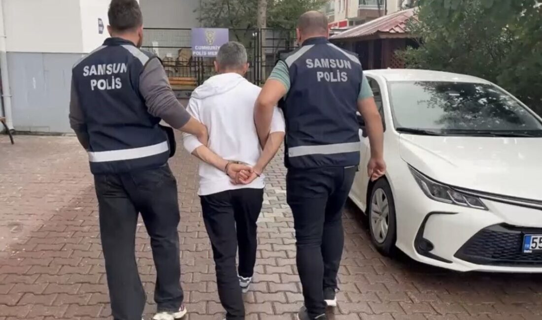 Samsun’un Bafra ilçesinde, polis ekipleri tarafından aranan ve hakkında 37