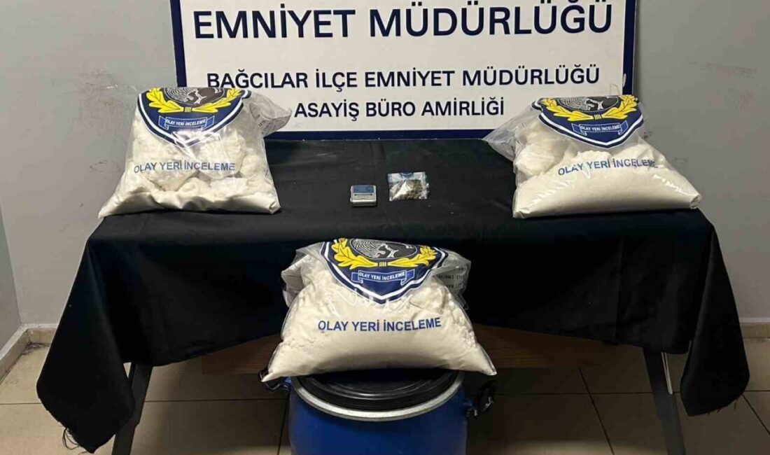 Bağcılar İlçe Emniyet Müdürlüğü ekipleri tarafından düzenlenen operasyonda bir depoda