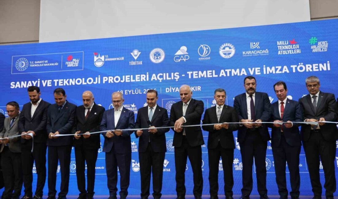 Sanayi ve Teknoloji Bakanı Mehmet Fatih Kacır, Diyarbakır Organize Sanayi