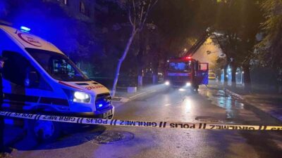 İstanbul’un Bakırköy ilçesinde, kentsel dönüşüm çalışmaları çerçevesinde boşaltılan bir binanın