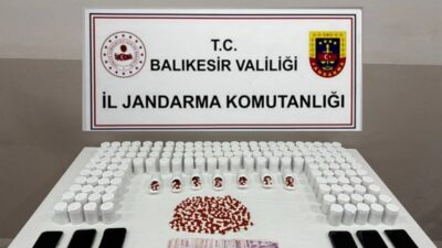 Balıkesir’de Jandarma ekipleri tarafından düzenlenen uyuşturucu operasyonlarında 40 bin 306