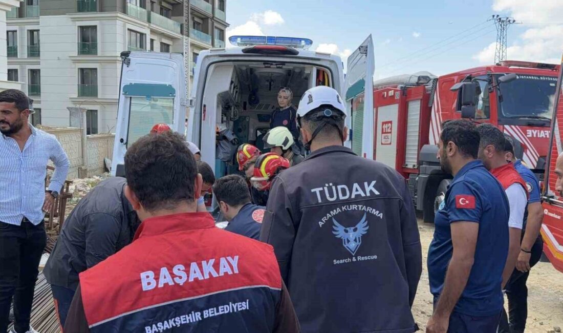 İnşaat sektöründe meydana gelen bir faciada Başakşehir’de toprağın altında kalan