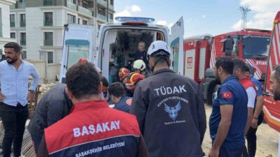 İnşaat sektöründe meydana gelen bir faciada Başakşehir’de toprağın altında kalan