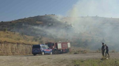 Gercüş ilçesinde meydana gelen örtü yangını, itfaiye ekiplerinin hızlı müdahalesi
