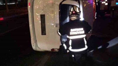 Batman’da meydana gelen trafik kazasında, bir hafif ticari araç ile