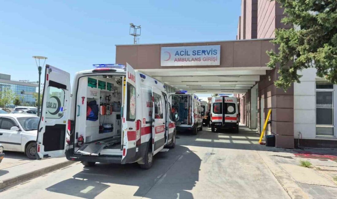 Besni ilçesinde bir kişi, evinin çatısında tamirat yaparken yaklaşık 3