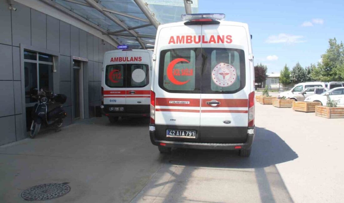 Beyşehir ilçesinde bir motosiklet kazası meydana geldi, sürücü yaralandı. Kazada