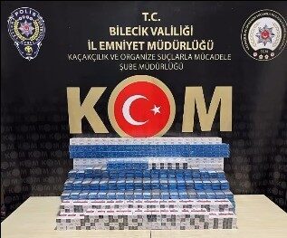 Bilecik’te emniyet ekipleri tarafından gerçekleştirilen operasyonda, bir tırda yapılan aramada