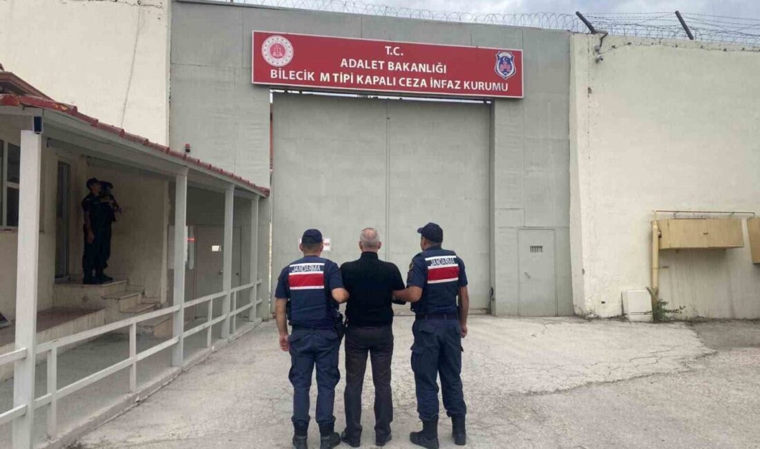 Bilecik’in Osmaneli ilçesinde, 3 yıl 15 ay hapis cezasıyla aranan