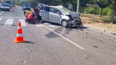Bilecik’te meydana gelen trafik kazasında, iki otomobilin çarpışması sonucu 7