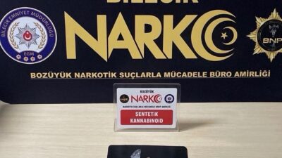 Bozüyük ilçesinde yapılan bir uyuşturucu operasyonunda bir kişi gözaltına alındı.