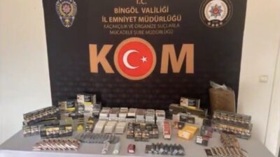 Bingöl’de polis ekipleri tarafından yürütülen operasyonlarda 38 kişi yakalandı ve