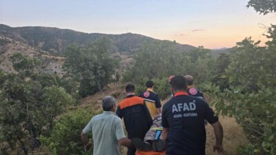 Bir kişinin Bingöl’ün Genç ilçesine bağlı Servi köyünde ormanlık alanda