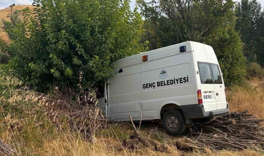 Bingöl’ün Genç ilçesinde meydana gelen trafik kazasında bir minibüs kontrolden
