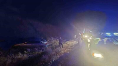 Bingöl’de yaşanan trafik kazasında, sürücü kontrolünü kaybettiği aracın yoldan çıkması