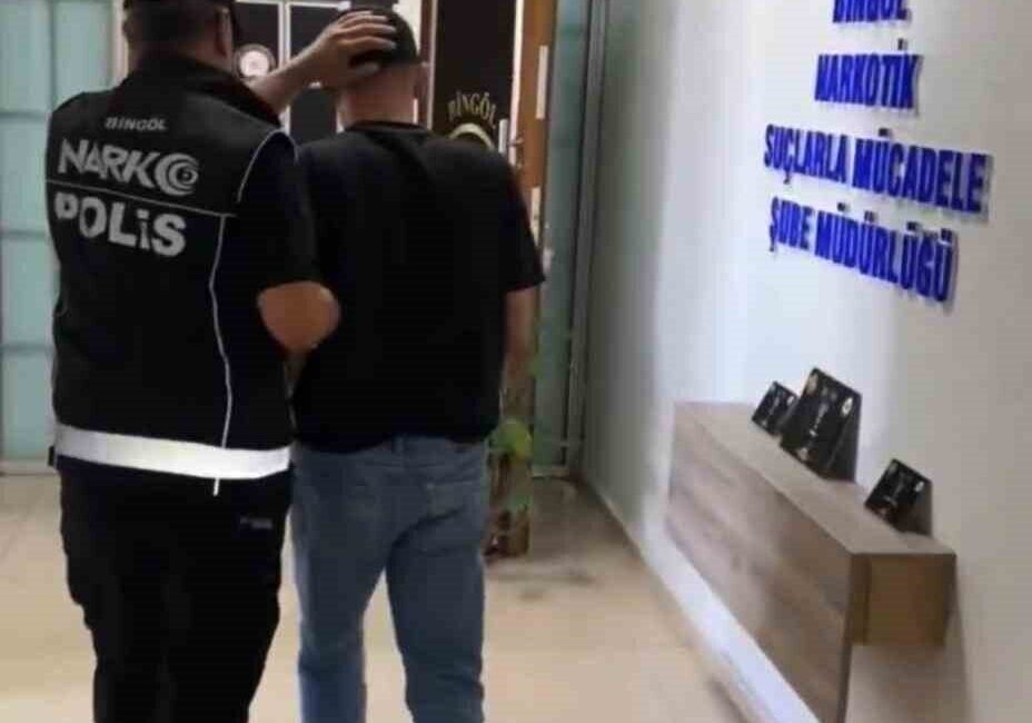 Bingöl’de gerçekleşen bir uyuşturucu operasyonunda 88.45 gram esrar ile bir