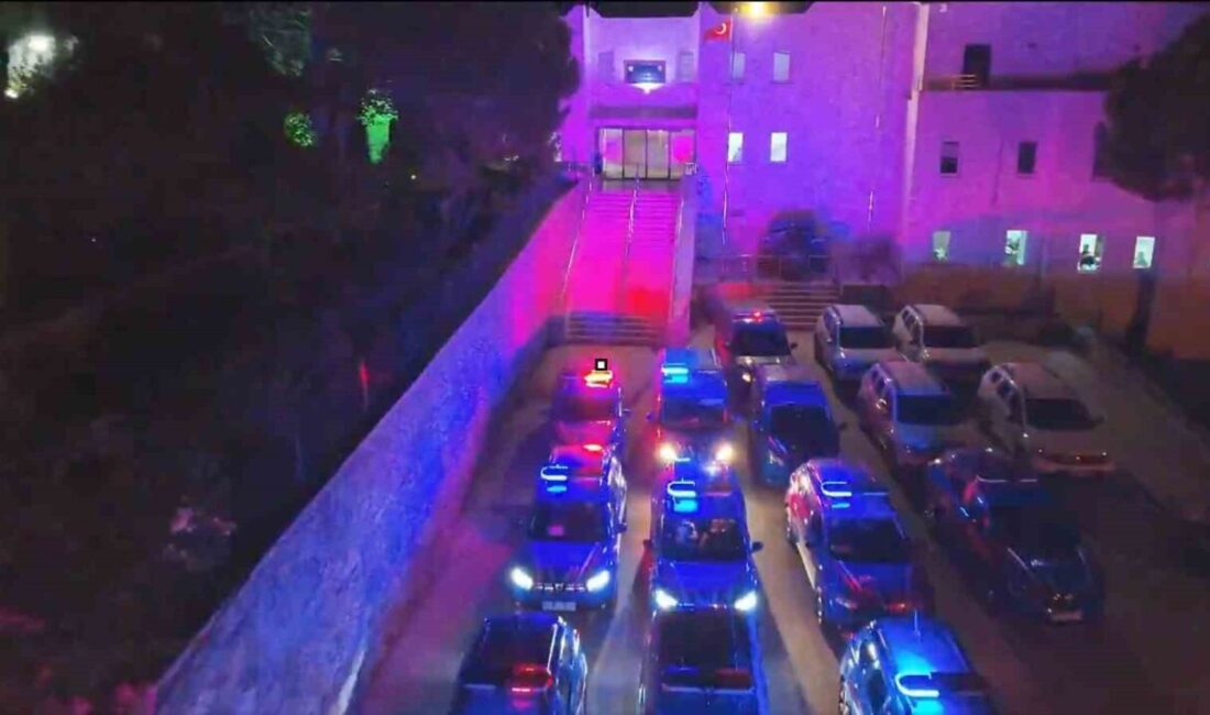 Muğla’nın Bodrum ilçesinde gerçekleştirilen illegal bahis operasyonunda 41 kişi polis
