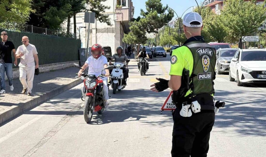 Bolu’da polis ekipleri tarafından gerçekleştirilen denetimlerde hem motosiklet sürücülerinin hem
