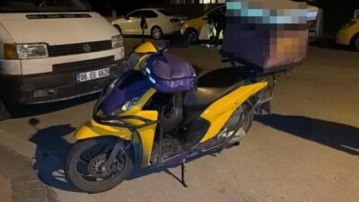 Bolu’da motokurye M.A.’nın yaralandığı kaza, Kültür Mahallesi Göktürk Sokak’ta meydana